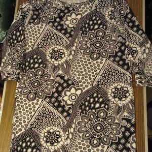 Black/white Loft dress